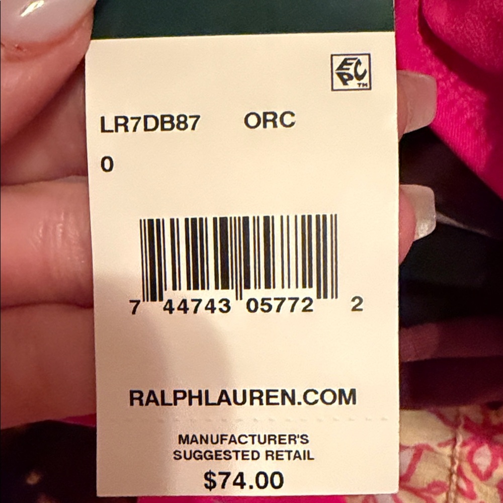 Ralph Lauren NWT Size 0 Hot Pink Bikini Set Halter Tie Two-Piece Beach Vacation - Picture 9 of 10